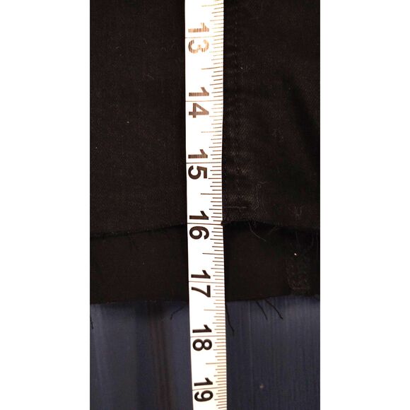 Refuge Denim Women's XL Black Denim Jean Mini Skirt - Picture 4 of 6